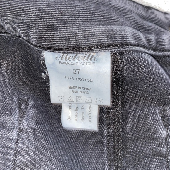 Cute Brandy Melville Gray Denim Front Button Skirt - Sz 27 Womens - Picture 5 of 8